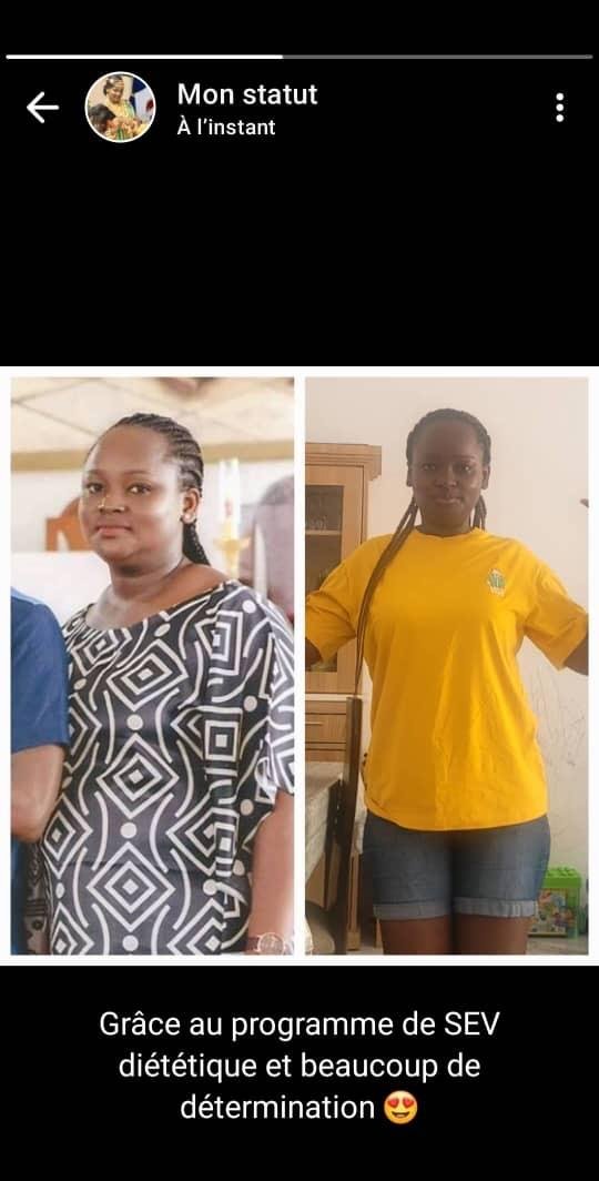 Résultats des clientes de Sév Diététique